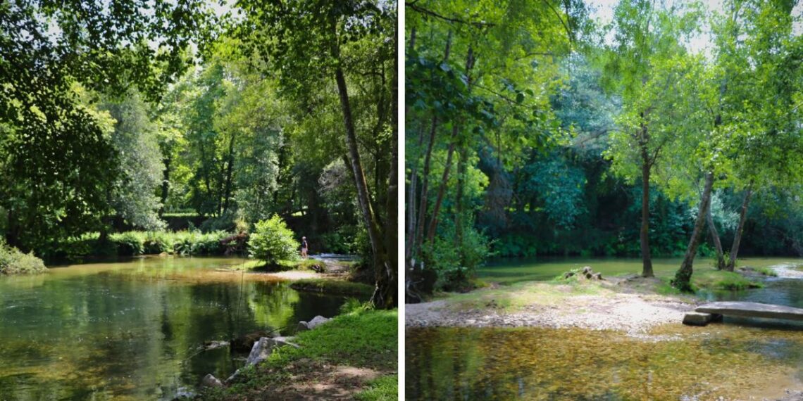 El norte de Portugal esconde un "paraíso" verde con playa fluvial, merendero y chiringuito