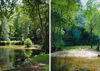 El norte de Portugal esconde un "paraíso" verde con playa fluvial, merendero y chiringuito