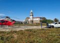 Evacuada en helicóptero una mujer en las Ons tras sufrir importantes problemas respiratorios