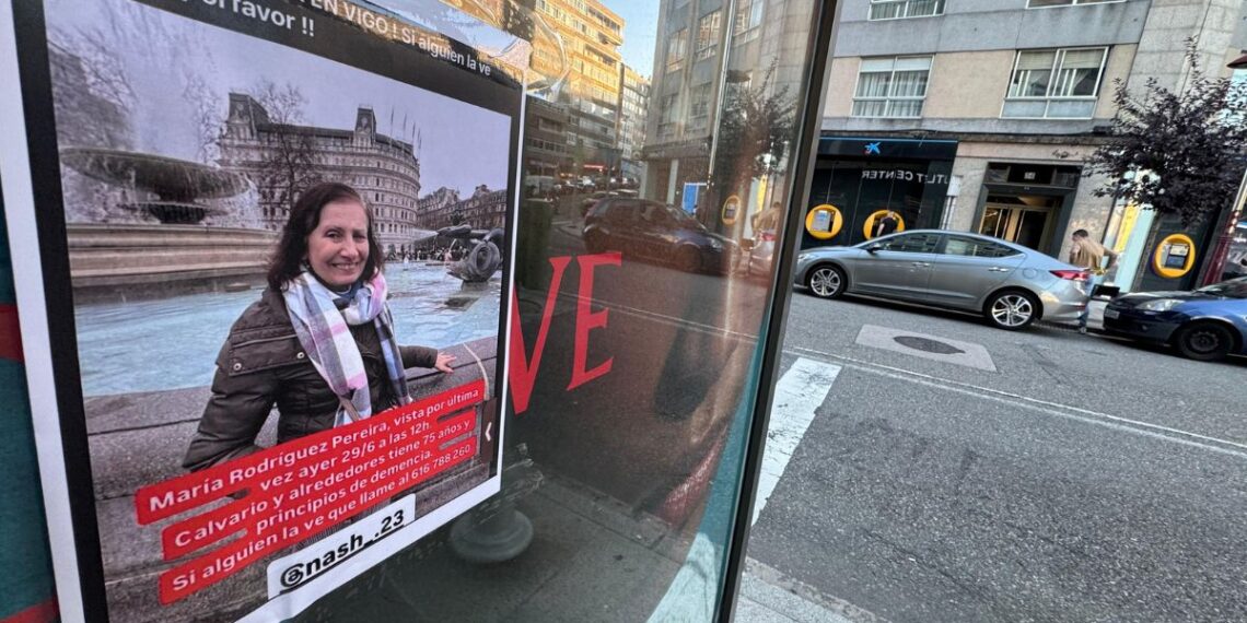 Continúa la búsqueda de María, la vecina de Vigo que lleva días desaparecida