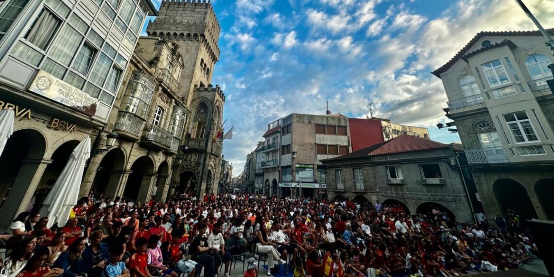 La final del Mundial también se vive en O Porriño, tendrá pantalla gigante para ver el España - Argentina