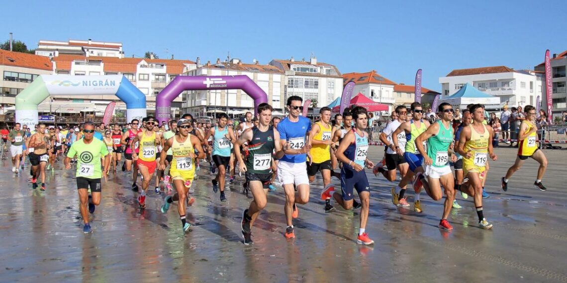 Playa América y Panxón se convierten en un gran circuito de running por un día, vuelve la Nigrán Area