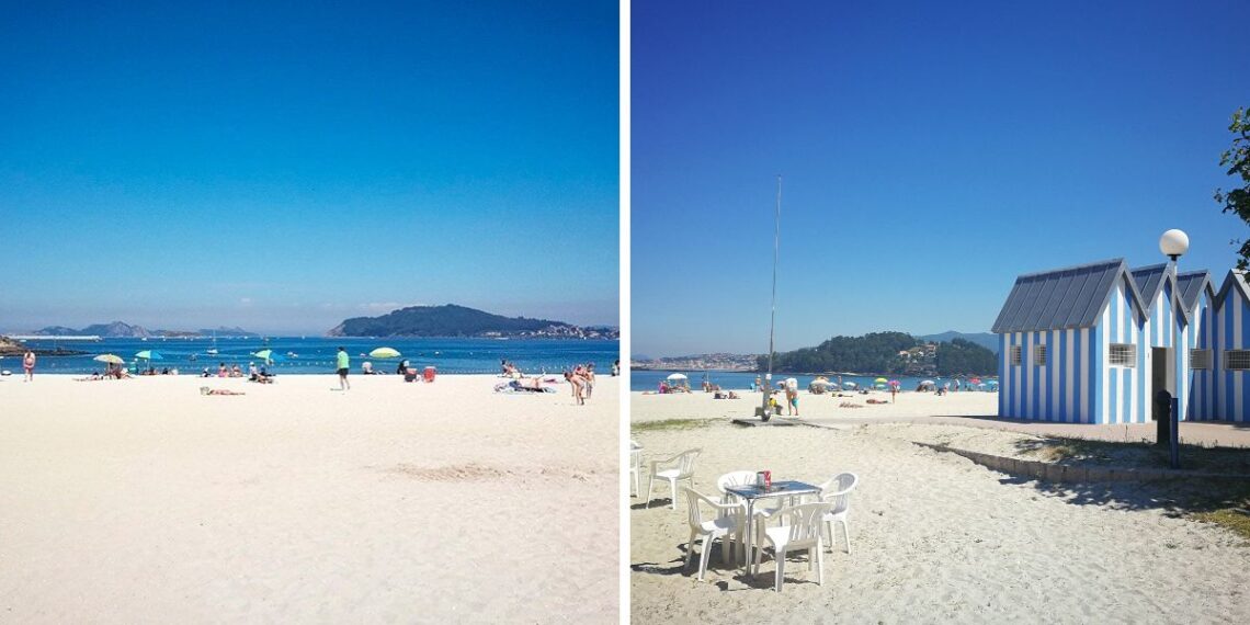 Baiona iza la bandera roja y prohíbe temporalmente el baño en dos de sus playas
