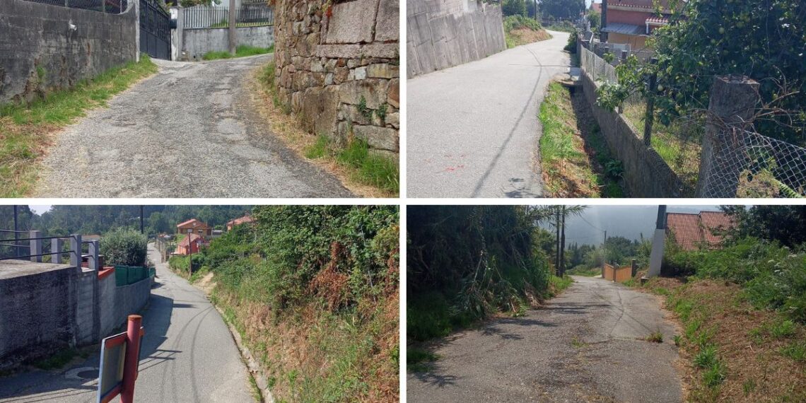 Redondela avanza en las obras para renovar el pavimento en diferentes caminos municipales
