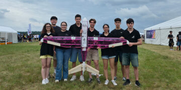 A aeronave de UVigo Aerotech Flamingus que compite en Alemaña na Air Cargo Challenge