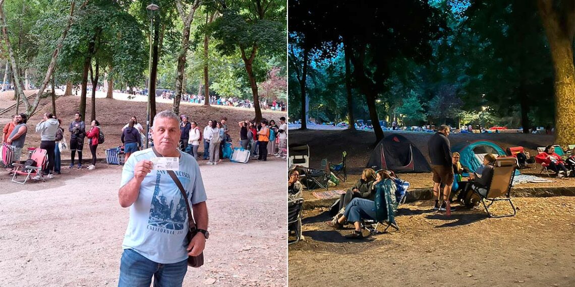Castrelos convertido en un camping, furor por las entradas para el concierto de Chayanne en Vigo