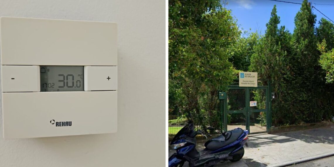 Las escuelas infantiles de Vigo y su área se cuecen con hasta 30 grados: "Hasta que no pase algo"