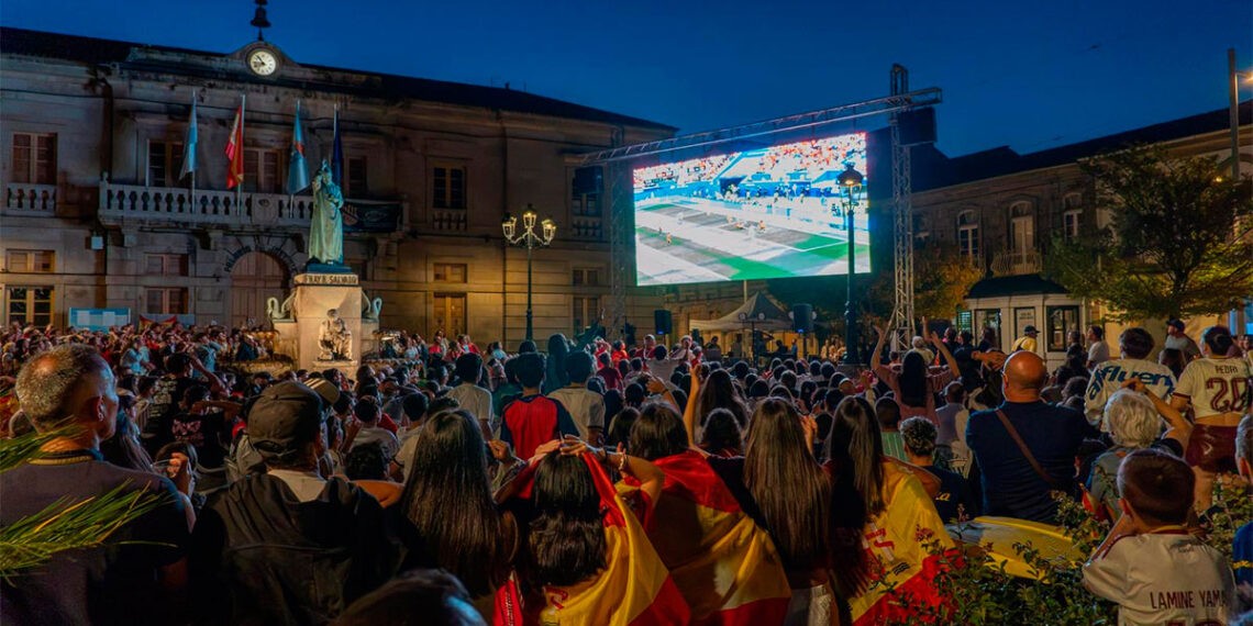 Tui sigue vibrando con España en el Mundial, habrá pantalla gigante en Praza da Inmaculada