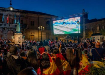 Tui sigue vibrando con España en el Mundial, habrá pantalla gigante en Praza da Inmaculada