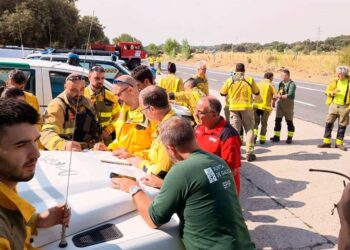 Galicia mantiene los medios enviados a los incendios de Castilla y León tras solicitarlo la Junta