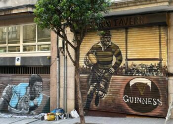 Aterriza en Vigo el 'paraíso del rugby', un nuevo pub que abre sus puertas con tapas, cerveza y deporte