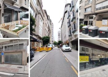 El resurgir de una céntrica calle de Vigo, las obras anticipan una cascada de aperturas