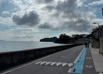 El icónico paseo junto al mar del área de Vigo que amenaza el cambio climático, según Greenpeace