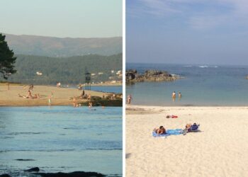 Dos de las mejores playas del sur de Galicia ya lucen su reconocimiento a la excelencia