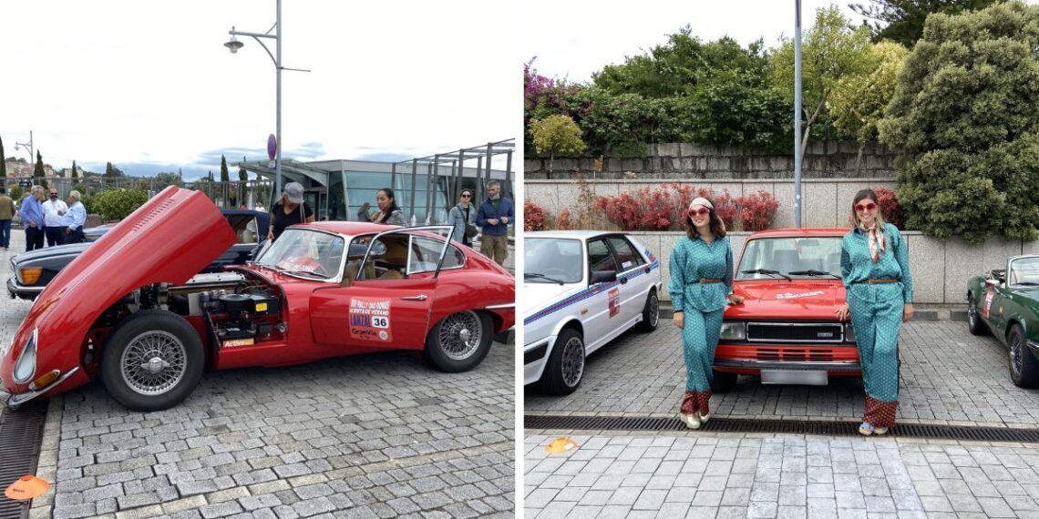 Los vehículos históricos del Rally das Donas vuelven a tomar el CC Gran Vía de Vigo como punto de partida