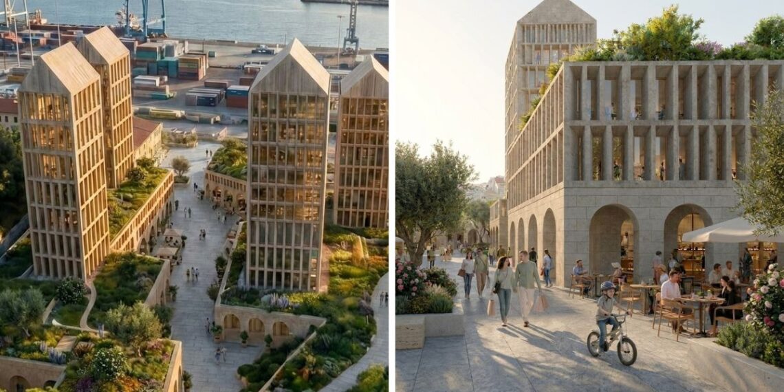 El nuevo ecobarrio de Vigo, sin coches, con vistas al mar, vivienda protegida y zonas comerciales
