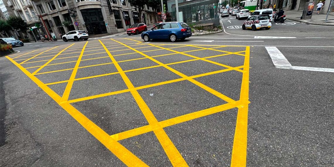 La medida del Concello para evitar el colapso en uno de los cruces más conflictivos del centro de Vigo